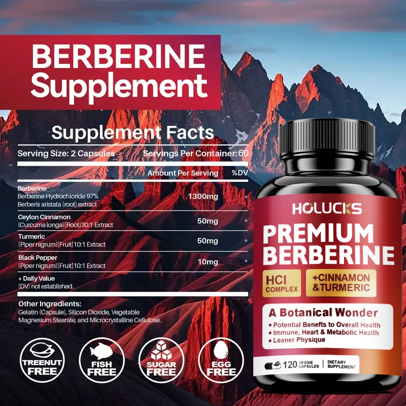 Комплекс Holucks Premium Berbe – обзор и цена Berberine Hcl Capsule
