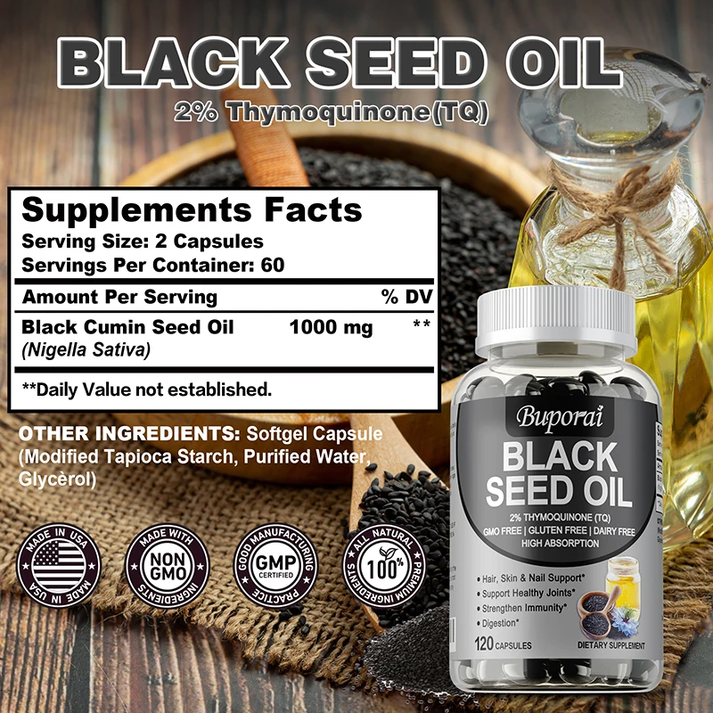 Премиальное масло черного тмин – обзор и цена Black Seed Oil Capsule