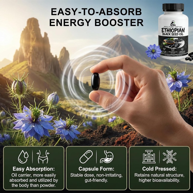 Мягкие капсулы с маслом черног – обзор и цена Black Seed Oil Capsule